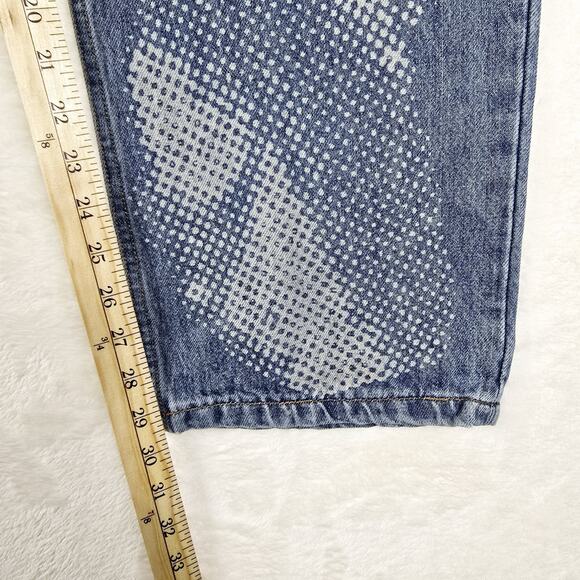 Chinatown Market Rose Parade Floral Straight Leg Jeans XL 36x30 Streetwear - Picture 13 of 14